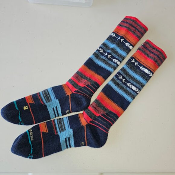 STANCE Kirk 2 Snowboard Ski Merino Wool Lightweight Socks Unisex Large - Picture 3 of 6